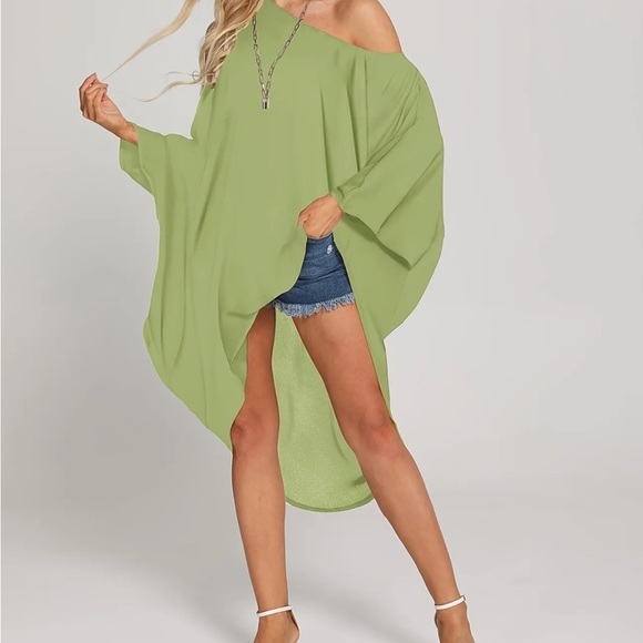 NEW One Shoulder Cover Up/Shirt - Picture 5 of 5